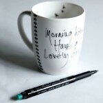 WASHABLE GIFT WRAP AND MESSAGE MUGS!