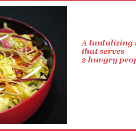 trial tea soba salad