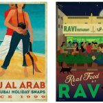 THE MUST-HAVE VINTAGE POSTERS OF ICONIC UAE LANDMARKS BY HIGHLIFE DUBAI