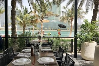 PREGOS terrace at Beach Rotana Abu Dhabi